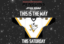 Dave Filoni Designs Shirt for Wilkes Barre Scranton Penguins Star Wars Night