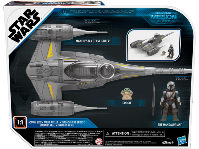 STAR WARS MISSION FLEET MANDO’S N-1 STARFIGHTER SPEED RUN 11