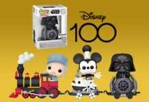 Amazon Exclusive Disney 100 Funko Pop! Train Includes Darth Vader on TIE Fighter