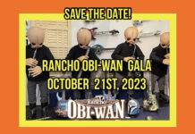 Rancho Obi-Wan Annual Fundraiser Gala Returns on October 21st, 2023