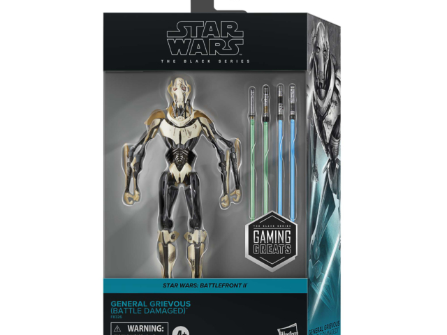 STAR WARS THE BLACK SERIES GAMING GREATS GENERAL GRIEVOUS (BATTLE DAMAGED) 14