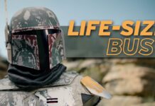 Boba Fett Life-Size Bust from The Mandalorian by Sideshow