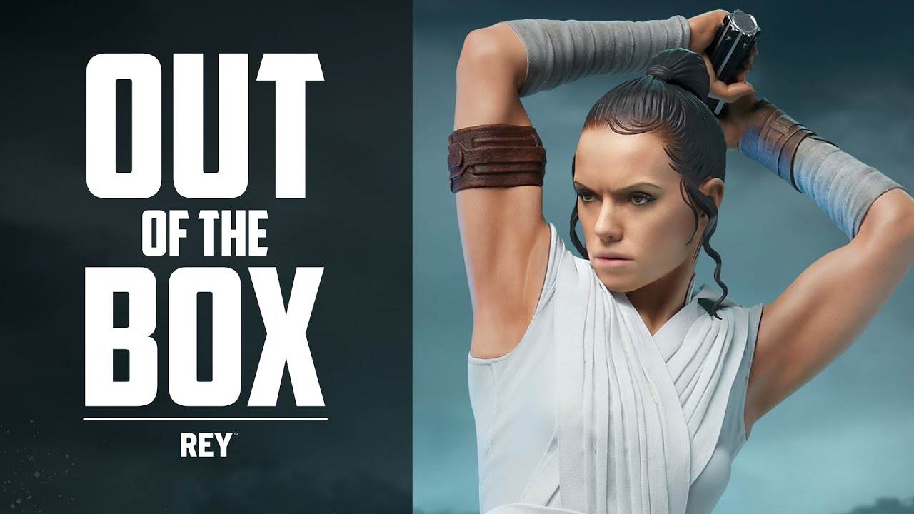 Sideshow Rey Statue Sideshow's Rey Premium Format Figure Statue Unboxing from Star Wars ...