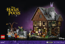 LEGO Ideas Disney Hocus Pocus: The Sanderson Sisters’ Cottage Set Available in July