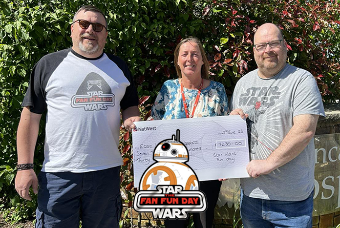 East Lancashire Hospice SWFFD Cheque Giving Jun23