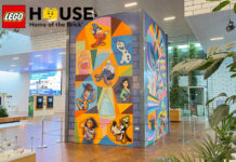 LEGO House Celebrates Disney100 Anniversary with Four Giant LEGO Brick Mosaics