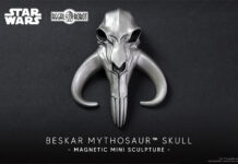 New Beskar-look Armorer’s Skull Magnet from The Mandalorian Available Now from Regal Robot