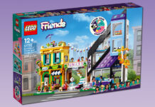 LEGO Friends Downtown Flower and Design Stores Review (#41732)