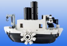 New LEGO Gift With Purchase Revealed as Disney 100 Steamboat Willie Set