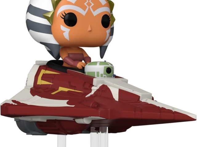 Hyperspace Heroes Ahsoka Tano in Delta 7 Jedi Starfighter Funko Oct23a