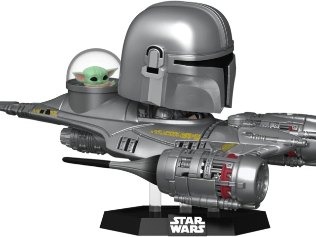 Hyperspace Heroes The Mandalorian in N1 Starfighter Funko Oct23a
