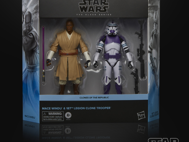 STAR WARS THE BLACK SERIES MACE WINDU & CLONE TROOPER 19