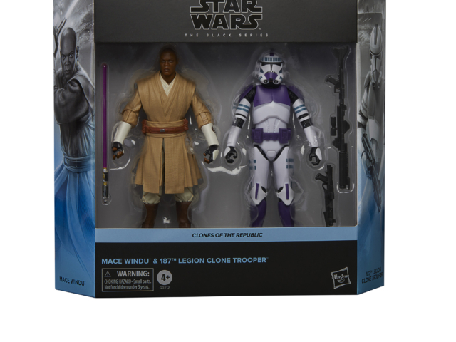 STAR WARS THE BLACK SERIES MACE WINDU & CLONE TROOPER 20
