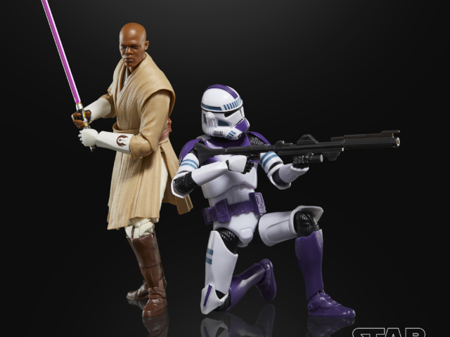 STAR WARS THE BLACK SERIES MACE WINDU & CLONE TROOPER 3
