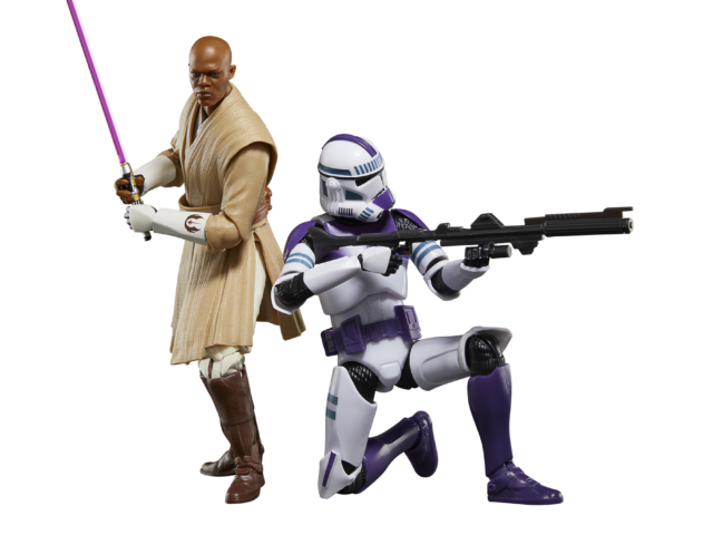 STAR WARS THE BLACK SERIES MACE WINDU & CLONE TROOPER 4