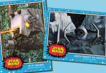 Topps Star Wars Living Set, Week 230: AT-ST Walker & Darth Vader’s TIE Fighter