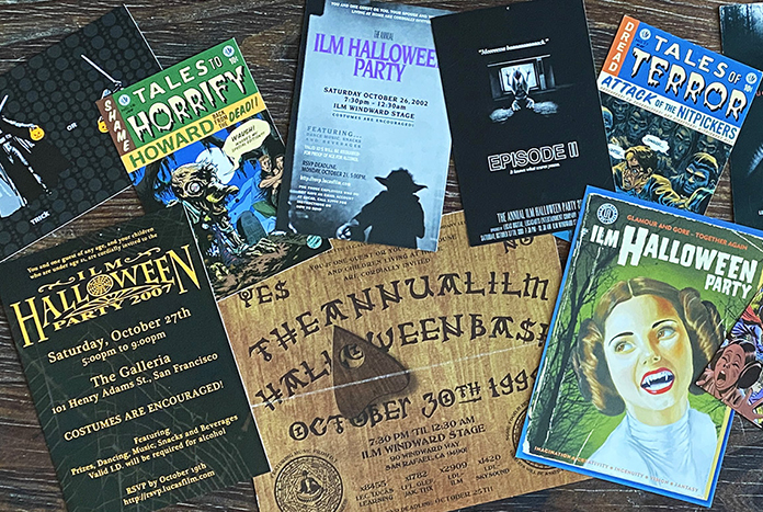 Lucasfilm Halloween Party Invites Nov23