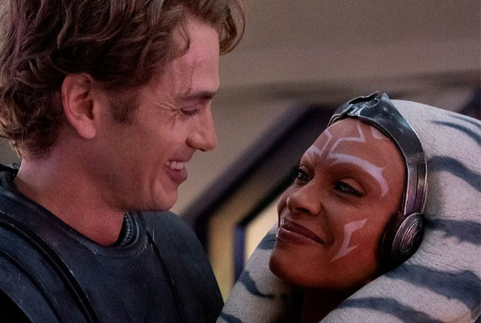 Rosario Dawson Hayden Christensen Ahsoka Set Nov23