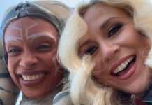 Rosario Dawson Shares Behind-the-Scenes Images with Ashley Eckstein and Ariana Greenblatt