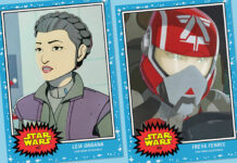 Topps Star Wars Living Set, Week 234: Leia Organa & Freya Fenris (Star Wars Resistance)