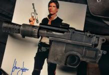 Harrison Ford’s Blaster from Star Wars: A New Hope Sets Guinness World Record at Auction