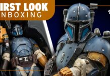 Hot Toys Paz Vizsla The Mandalorian Sixth Scale Figure Unboxing | First Look