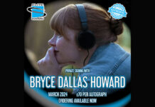 Elite Signatures Announce Private Signing with Bryce Dallas Howard