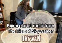 Mold Used for Destruction of Kijimi in The Rise of Skywalker Lands at Rancho Obi-Wan