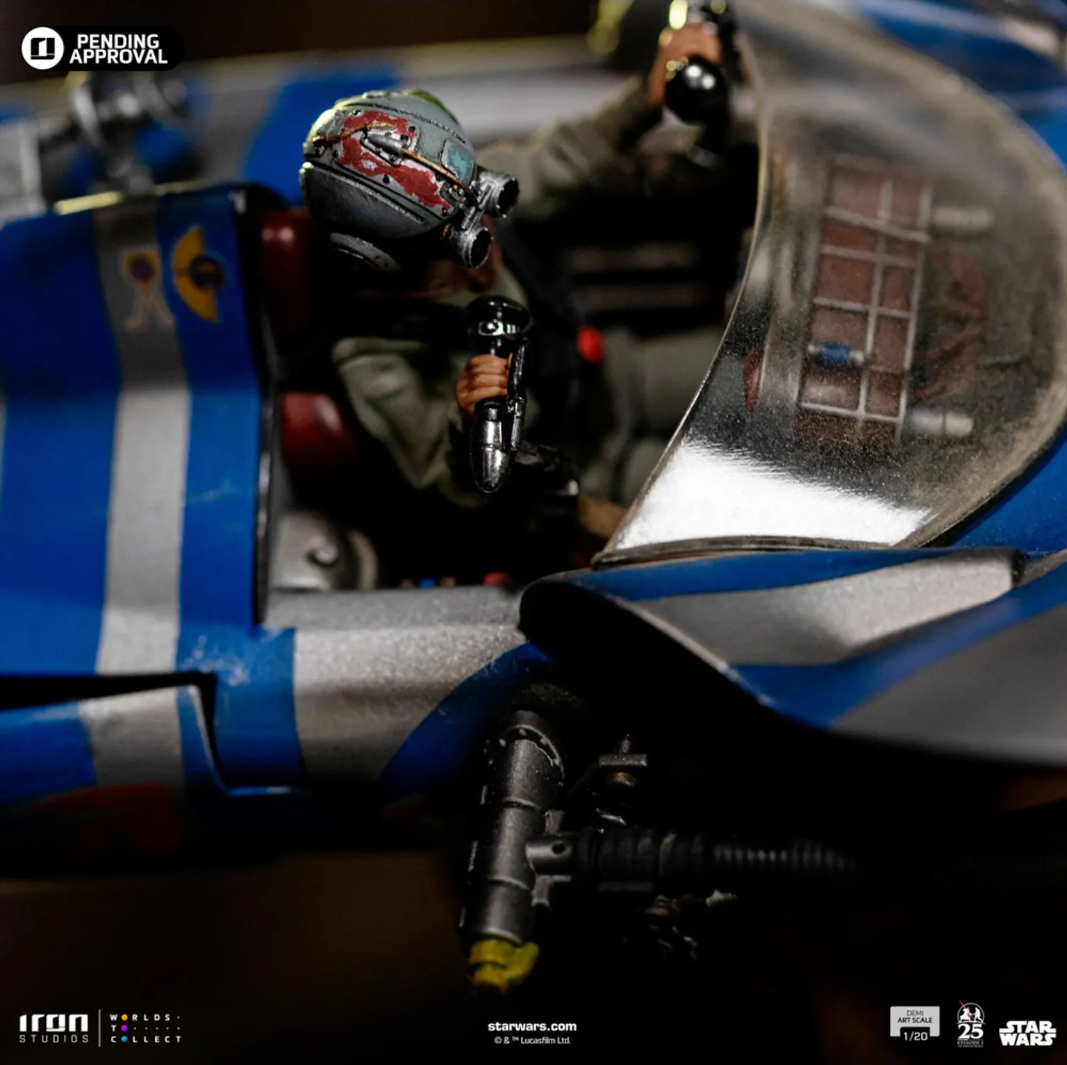 Iron Studios Digital Pre-Order for Anakin's Pod Racer Demi Art Scale 1/ ...