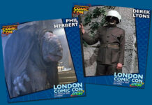 Phil Herbert and Derek Lyons Attending London Comic Con Spring, March 2nd and 3rd