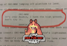 Win a Page from Nick Gillard’s Revenge of the Sith Script at Star Wars Fan Fun Day