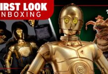 Hot Toys C-3PO from Return of the Jedi Sixth Scale Figure Unboxing | First Look