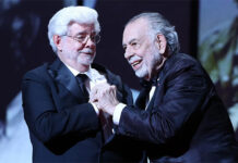 Francis Ford Coppola Presents George Lucas with Honorary Palme d’Or