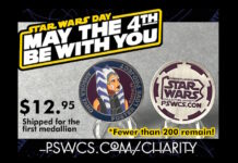 Less Than 200 of PSWCS’s Ahsoka Charity Medallions Remain