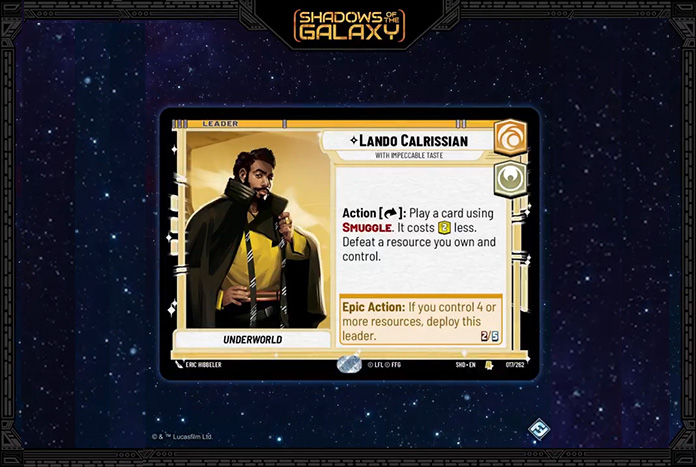 Unlimited Shadows of the Galaxy Lando Calrissain May24