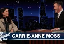 Carrie-Anne Moss Talks Star Wars: The Acolyte on Jimmy Kimmel Live