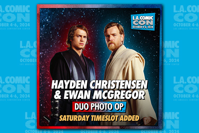 Hayden Christensen and Ewan McGregor LA Comic Con Jul24