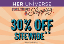 Her Universe Stars, Stripes and Shopping Sale