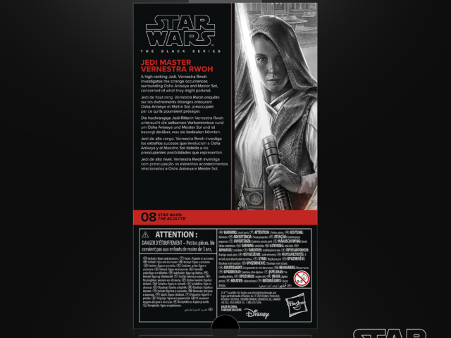 STAR WARS THE BLACK SERIES JEDI MASTER VERNESTRA RWOH – Package 2
