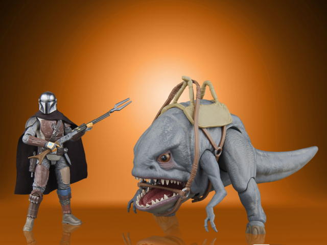 STAR WARS THE VINTAGE COLLECTION BLURRG & THE MANDALORIAN 19