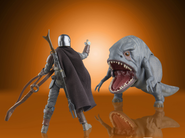 STAR WARS THE VINTAGE COLLECTION BLURRG & THE MANDALORIAN 21