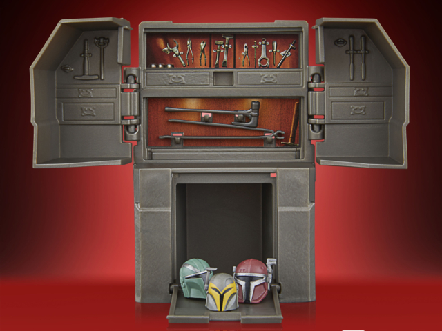 STAR WARS THE VINTAGE COLLECTION THE ARMORER’S FORGE PLAYSET 9