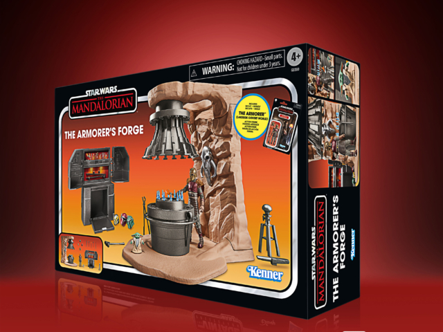 STAR WARS THE VINTAGE COLLECTION THE ARMORER’S FORGE PLAYSET – PKG 1