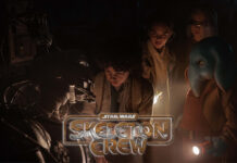 Nick Frost Voicing Droid SM 33 in Star Wars: Skeleton Crew