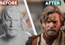 Painting a $700 Obi-Wan Kenobi Star Wars Statue | Sideshow Behind the Scenes