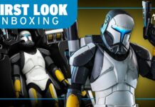 Hot Toys Clone Commander Scorch Sixth Scale Figure Unboxing | First Look