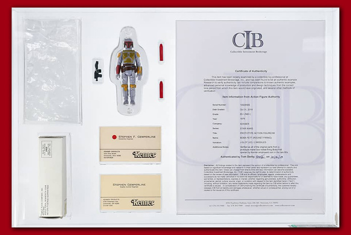Rocket-Firing Boba Fett (Mailer) Auction Aug24