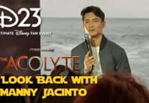 D23: A Look Back with Manny Jacinto from The Acolyte