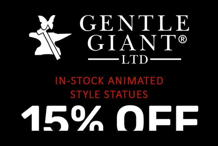 GentleGiantLtd Animated Style Statues Sale Sept24