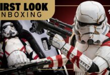 Hot Toys Ahsoka Night Trooper Star Wars Figure Unboxing | First Look